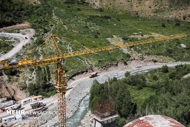 Officials visit Tehran-North highway project