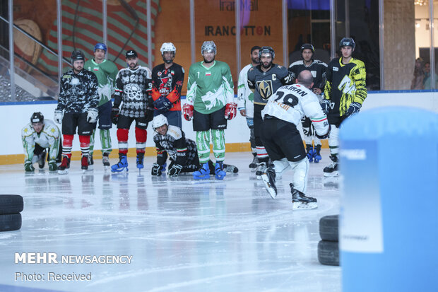 1st edition of ice skating with hurdles in Tehran