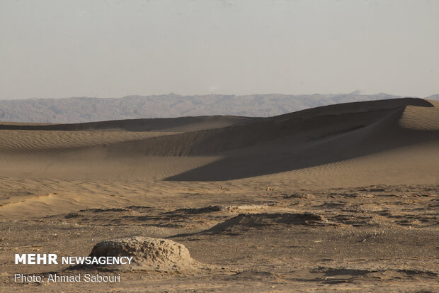 Shoorab desert in Semnan province