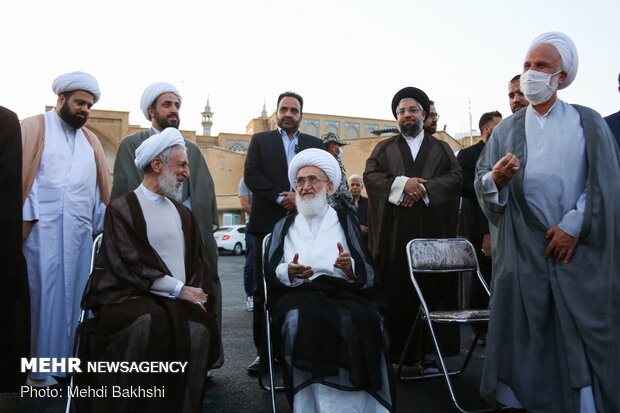 آیین کلنگ زنی پروژه مجتمع آموزشی فرهنگی کریمه اهل بیت(ع)