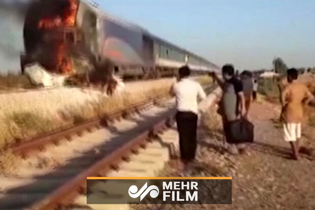 تصادف وحشتناک خودرو با قطار اهواز-تهران