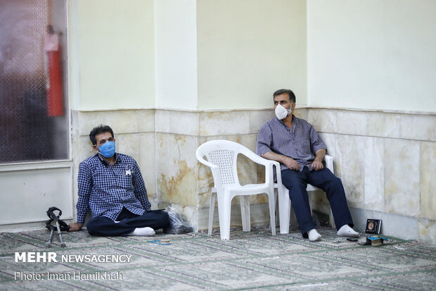 Friday Prayer in Hamedan with health protocols in place