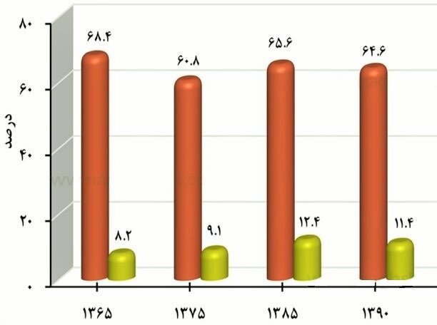 میانگین نرخ مشارکت اقتصادی در بین زنان و مردان زنجانی ۴۷ درصد است