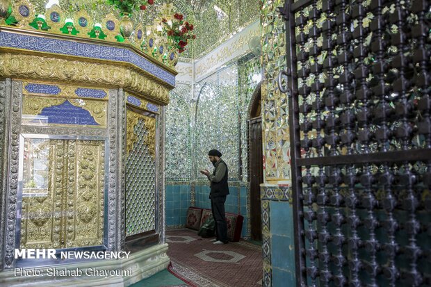 Başkent Tahran'daki kutsal mekanlardan fotoğraflar