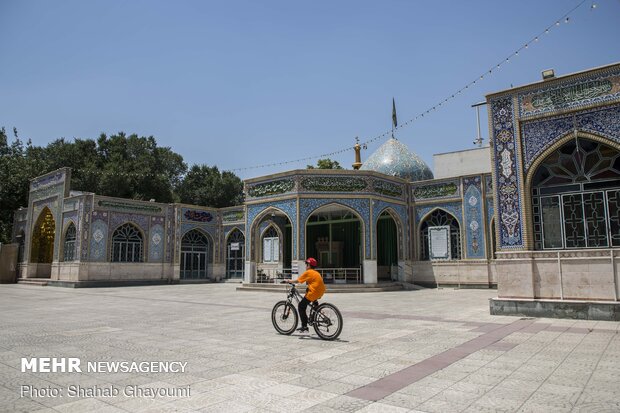 Başkent Tahran'daki kutsal mekanlardan fotoğraflar