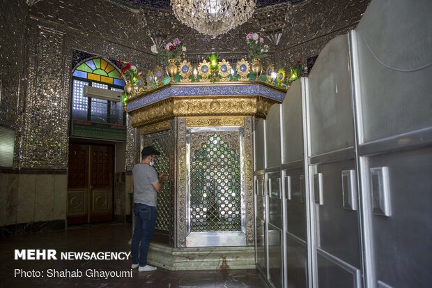 Başkent Tahran'daki kutsal mekanlardan fotoğraflar