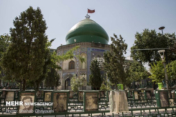 Başkent Tahran'daki kutsal mekanlardan fotoğraflar