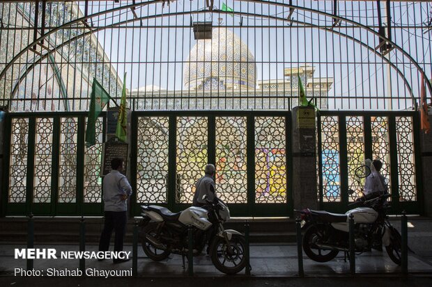 Başkent Tahran'daki kutsal mekanlardan fotoğraflar