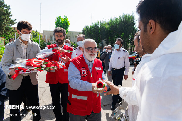 افتتاح مرکز نیکوکاری سازمان آتش نشانی