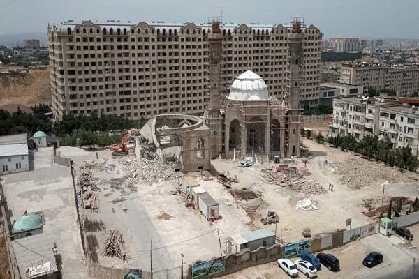 مسجد حضرت زهرا سلام الله علیها در باکو تخریب شد+ عکس - خبرگزاری ...