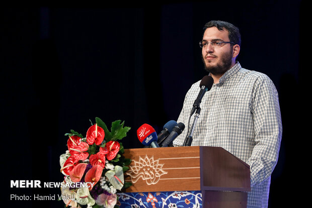 محمد مهدی دادمان در مراسم تکریم و معارفه رئیس «حوزه هنری»