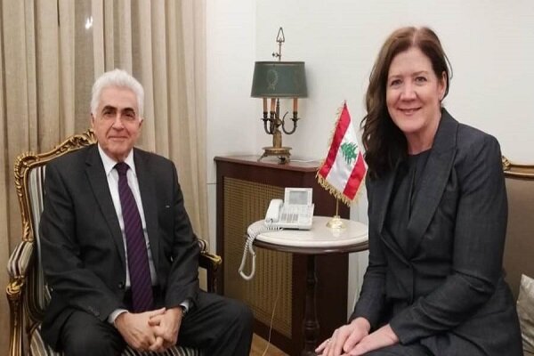 وزير الخارجية اللبناني يلتقي بالسفيرة الأمريكية في بيروت