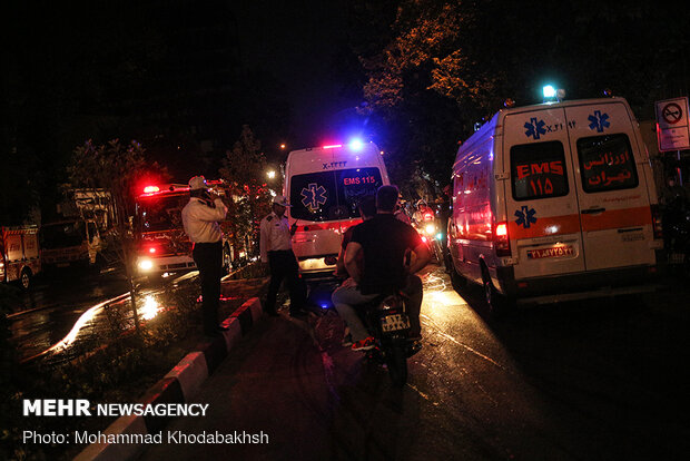 تہران میں ایک کلینک میں گیس سیلنڈر دھماکے میں متعدد افراد جاں بحق