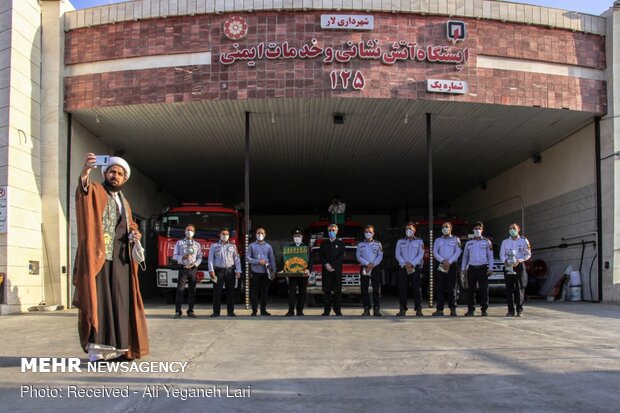حضور کاروان «زیر سایه خورشید » در لارستان