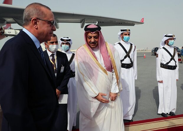 Erdogan in Doha for official visit