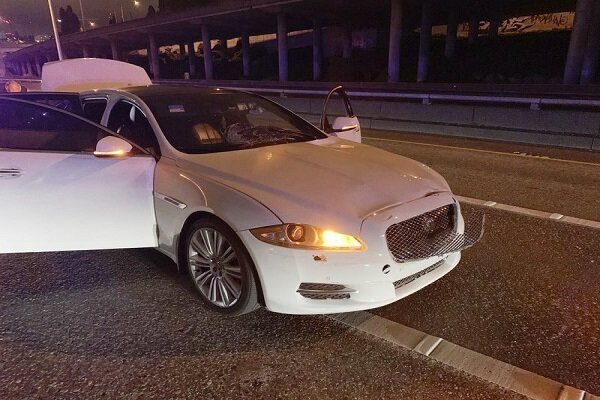 VIDEO: Car hits protesters on Seattle highway