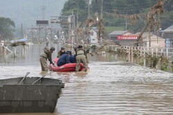جاپان میں طوفانی بارشوں اور سیلاب سے 50 افراد ہلاک