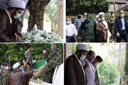 پیکر پاک شهید مدافع حرم «محمد احمدی» در دماوند به خاک سپرده شد