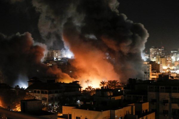 حمله هوایی رژیم اشغالگر قدس به جنوب نوار غزه