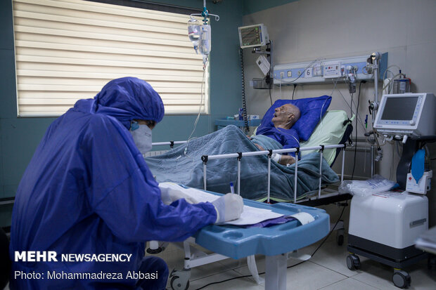 Special ‘coronavirus’ ward in Hajar Hospital, Tehran
