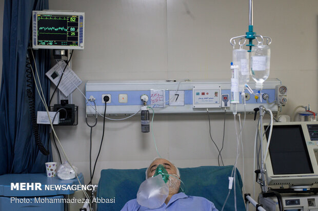 Special ‘coronavirus’ ward in Hajar Hospital, Tehran
