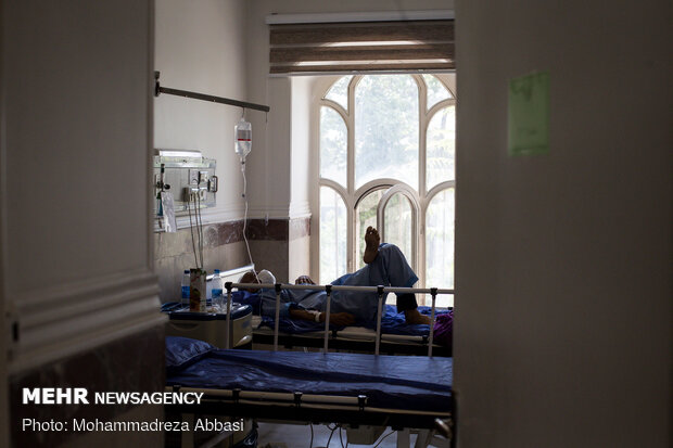 Special ‘coronavirus’ ward in Hajar Hospital, Tehran
