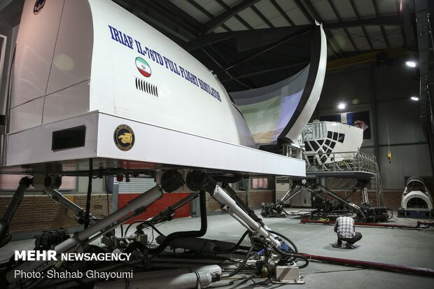 Unveiling ceremony of IRIAF’s full flight simulator 