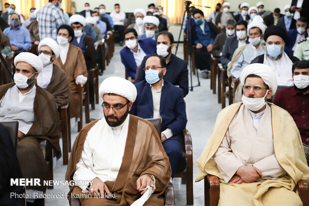 مراسم تکریم سعید مهدوی امین و معارفه مهدی قدرتی مدیرکل تبلیغات اسلامی لرستان