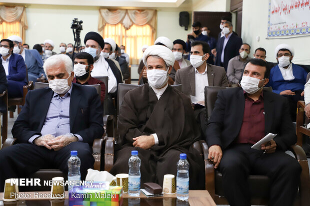 مراسم تکریم سعید مهدوی امین و معارفه مهدی قدرتی مدیرکل تبلیغات اسلامی لرستان