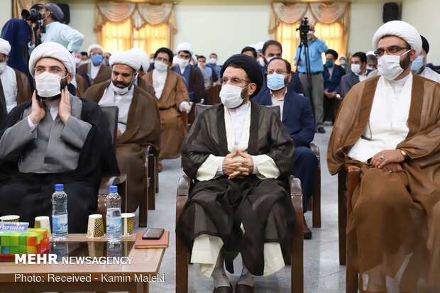 مراسم تکریم سعید مهدوی امین و معارفه مهدی قدرتی مدیرکل تبلیغات اسلامی لرستان