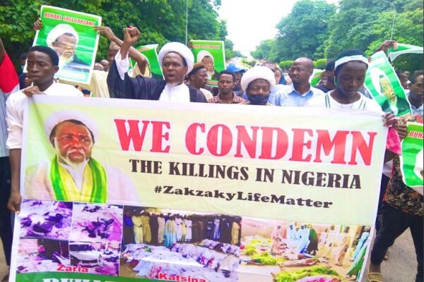 هواداران شیخ زکزاکی تظاهرات اعتراض‌آمیزی در نیجریه برگزار کردند