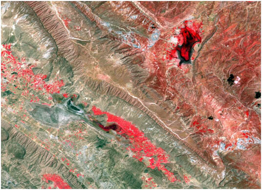 تصاویر ماهواره ای از تغییرات یک ساله ۱۱ دریاچه و تالاب کشور