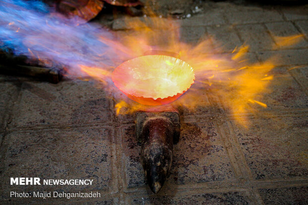 Coppersmiths’ bazaar in Yazd