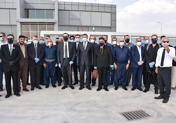 بەشداریی سەرکۆنسوڵی ئێران لە ڕێوڕەسمی پێشوازی تەرمی شێخ محەمەد