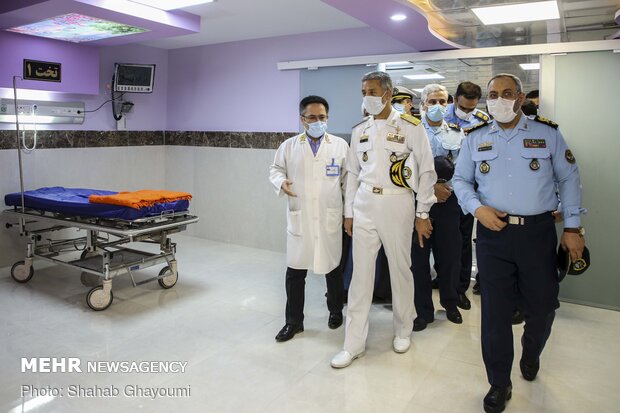 Armi Air Force’s new hospital in Tehran for COVID-19 patients.