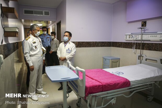 Armi Air Force’s new hospital in Tehran for COVID-19 patients.