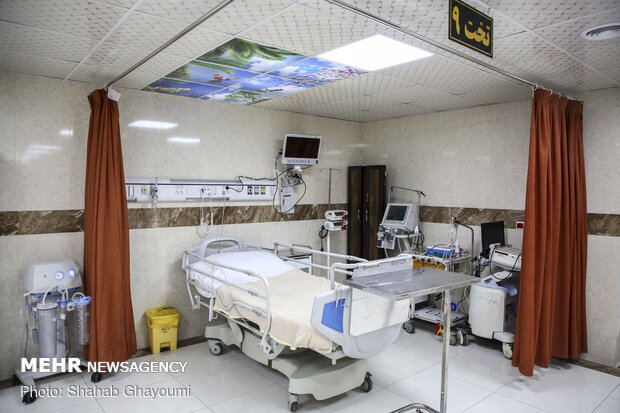 Armi Air Force’s new hospital in Tehran for COVID-19 patients.