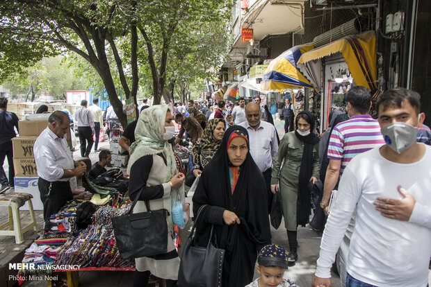 کم‌رنگ شدن رعایت پروتکل‌های بهداشتی درکردستان و قرمز شدن۳ شهرستان