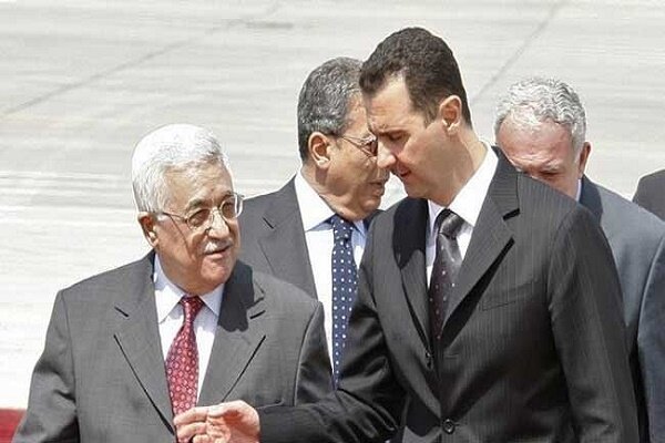 «محمود عباس» برای «بشار اسد» پیام ارسال کرد