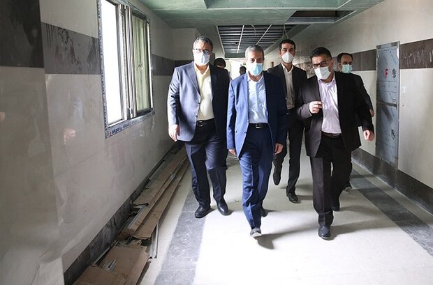 بیمارستان شهدای هسته‌ای بوشهر مراحل پایانی کار خود را می‌گذراند