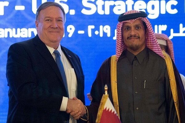 وزرای خارجه آمریکا و قطر درباره تحولات منطقه گفتگو کردند