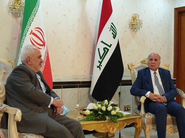 فواد حسێن و محەمەد جەواد زەریف کۆبوونەوە