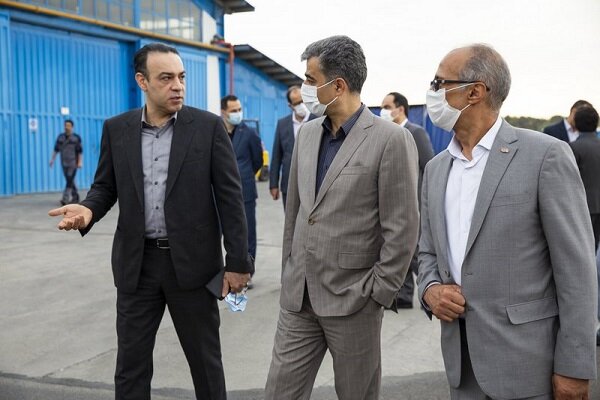 بازدید مدیران ارشد بانک تجارت از واحد نگهداری و تعمیرات ایران کیش