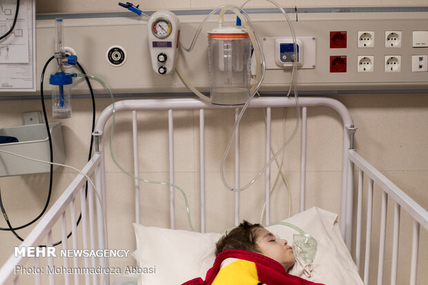  بخش ویژه نگهداری کودکان مبتلا به بیماری کرونا در بیمارستان مفید
