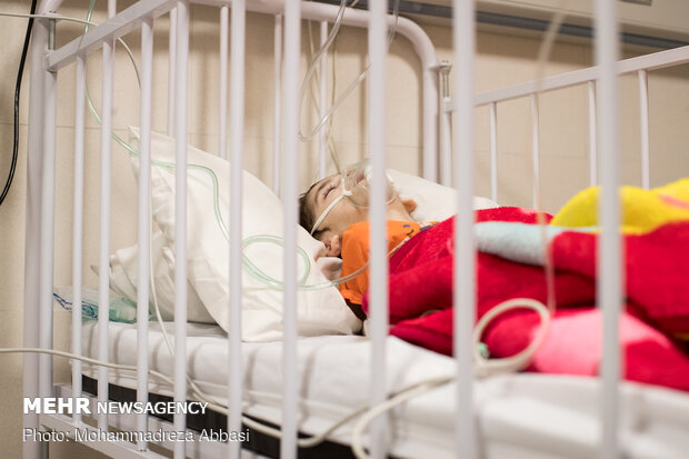  بخش ویژه نگهداری کودکان مبتلا به بیماری کرونا در بیمارستان مفید