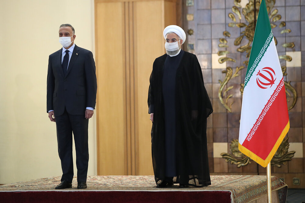 روحانی از نخست وزیر عراق استقبال کرد