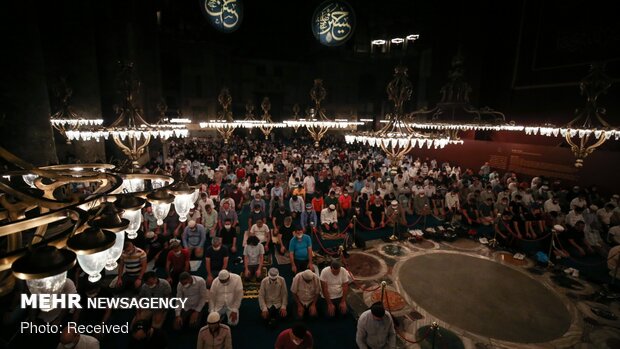 برگزاری نماز جمعه در ایاصوفیه پس از ۸۶ سال