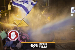 اسرائیلی وزیر اعظم کے خلاف مظاہرے جاری