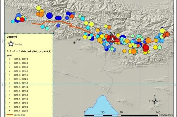علت ایجاد زلزله فیروزکوه/ شرق تهران زلزله خیز تر از غرب آن است
