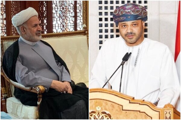 Outgoing Iranian envoy bids farewell to Omani FM official 